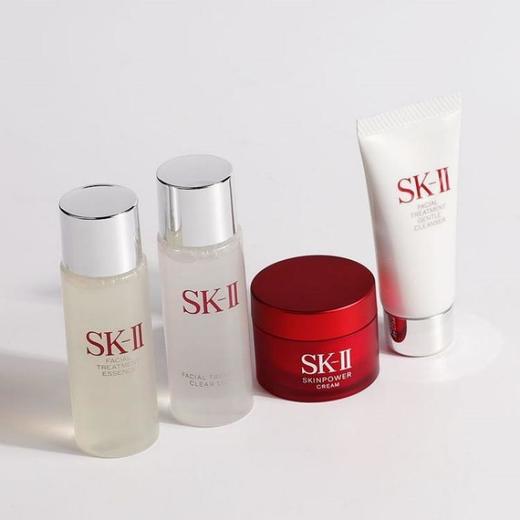 SK-II体验套装中样小样旅行四件套（面霜15g+嫩肤露30ml+神仙水30ml+洁面20g) 商品图2