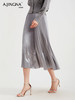 【春日风琴】阿菁娜压褶A字大摆松紧腰半身裙F30C213007 商品缩略图2