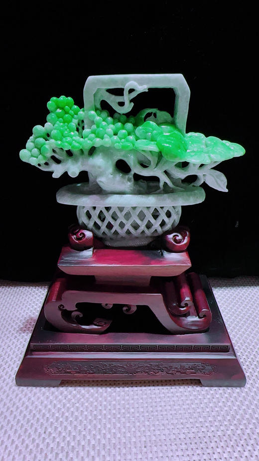 620847翡翠摆件【一览富贵】 商品图5