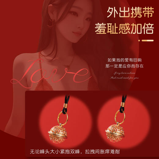 【年末亏本清仓】谜姬 ebde-宫玲乳夹SM乳房刺激另类玩具 商品图4