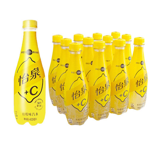 可口可乐怡泉+C柠檬味汽水400ml*12 商品图0