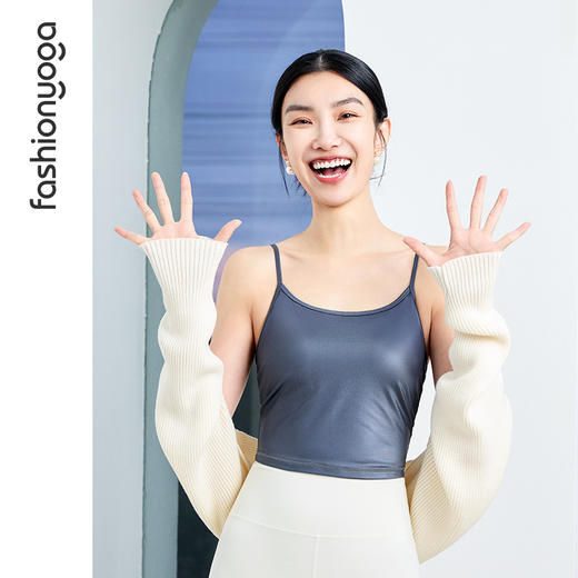 F15220光泽U领背心 商品图3