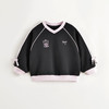 马克珍妮女童甜酷芭蕾风撞色卫衣2025年春装新款250156 商品缩略图3