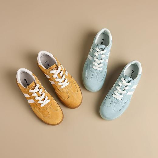 ZHR则则软底百搭阿甘鞋2025春季新款时尚休闲德训鞋平底校园女鞋 商品图9