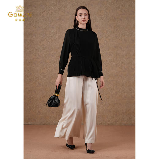 乔万尼秋季新品衬衫设计感上衣ET3C637 商品图1