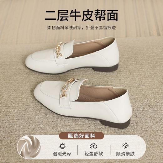 ZHR则则中口单鞋女2025春季新款两穿软底豆豆鞋轻便平底通勤鞋子 商品图9