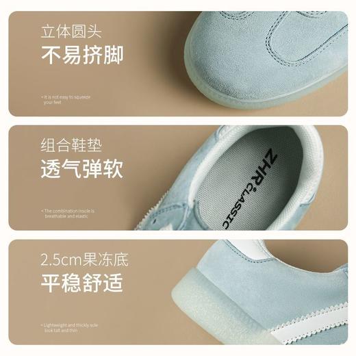 ZHR则则软底百搭阿甘鞋2025春季新款时尚休闲德训鞋平底校园女鞋 商品图2