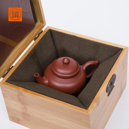 璞实茶器璞实藏壶笑樱壶220cc宜兴原矿紫砂手工紫砂壶办公功夫茶礼盒定制 商品图3