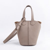 出口日本！2025日系小众吊床包头层牛皮水桶包手拎单肩包女士菜篮子包包！ 商品缩略图1