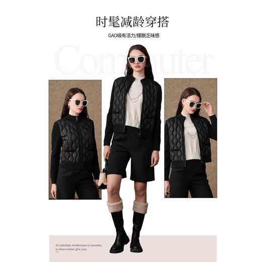 【两色可选】乔万尼休闲减龄设计短外套修身EM3B372 商品图3