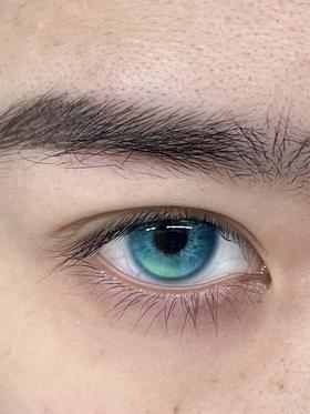 Hot girls（Hotgirl） 半年抛美瞳 蜜瓜菠萝茶（青瓜菠萝茶） 直径14.2mm着色13.6mm