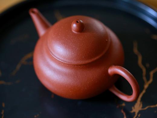 朱泥调砂水平壶 颗粒感足 透气性好 外观耐看 商品图4