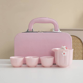 女神捏花-旅行茶具