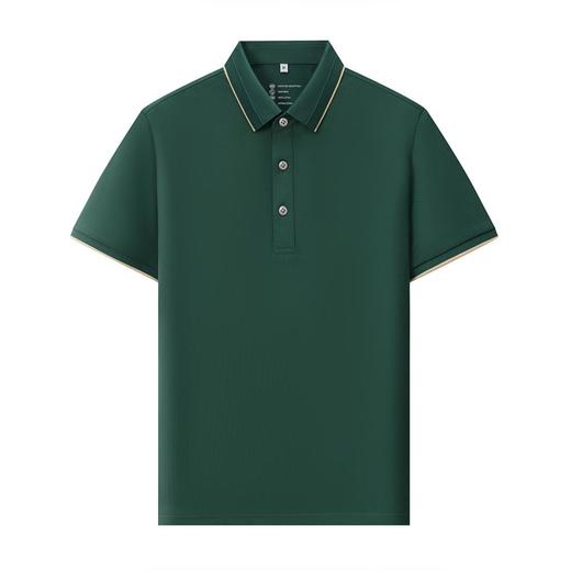 【冰氨超爽】40支天然凉感遮热防螨珠地间色二级罗纹翻领polo衫（贝壳扣）（210克） ZT-77003# 商品图4