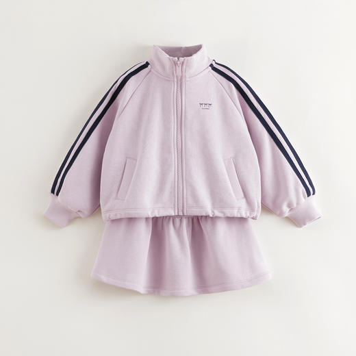 马克珍妮女童立领卫衣半裙运动套装儿童套装2025年春装新款250159 商品图2