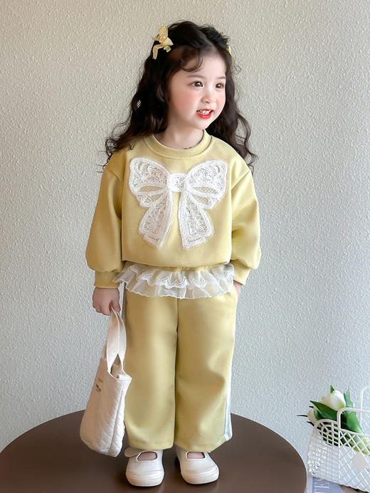 【YW】无忧购2025新款童装网红时髦小香风韩版春装两件套(截单后7天发货) 商品图4