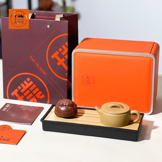 璞实大器汉瓦紫砂壶国工大师汪健作品全手工制作 商品图1