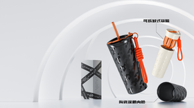 『 留年 』陶瓷内胆双饮杯