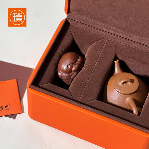 璞实大器石瓢紫砂壶国工大师汪健作品全手工制作 商品图3