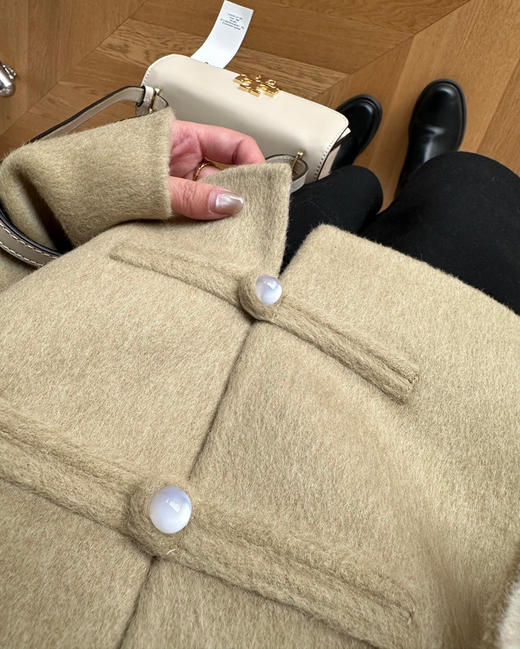 Selfwho新中式25春款双面呢短款外套021105 商品图7