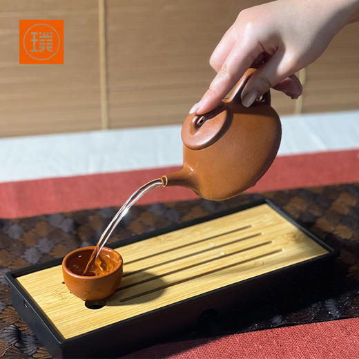 璞实大器石瓢紫砂壶国工大师汪健作品全手工制作 商品图1