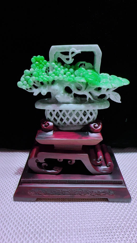 620847翡翠摆件【一览富贵】 商品图3