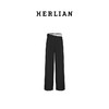 HERLIAN 2025年春季新品不规则撞色翻腰设计西裤 商品缩略图4