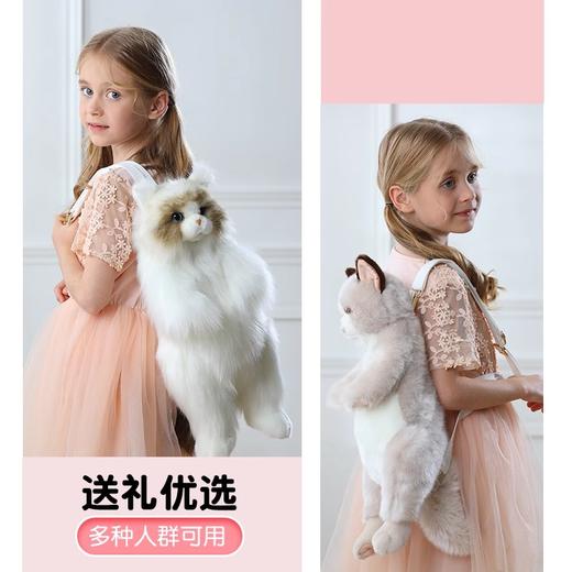 科迈特预售仿真布偶猫背包猫包公仔玩偶娃娃抖音同款生日礼物 商品图2