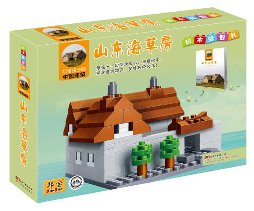 写给孩子的中国建筑山东海草房积木套装 商品图0