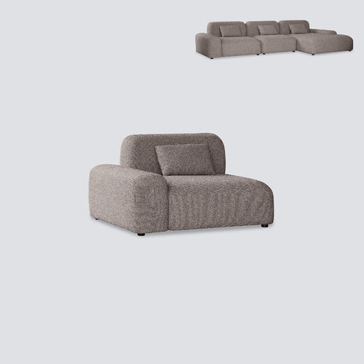 NS家居 ns furniture软包布艺组合沙发NSSF-5525-M1 商品图1