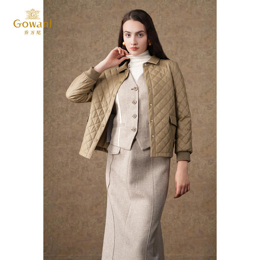 乔万尼休闲易打理减龄感棉服EM4K657 商品图1