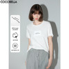 COCOBELLA凉感舒适冰氧吧T恤女印花休闲字母短袖TS536 商品缩略图0