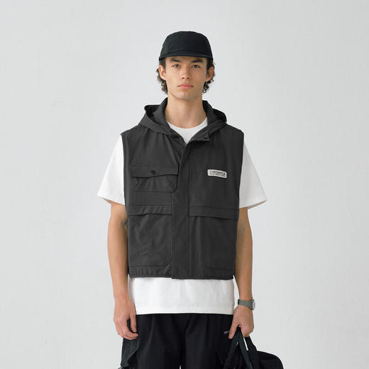 714street山系户外徒步登山工装机能马甲25春夏新款宽松背心外套 商品图1