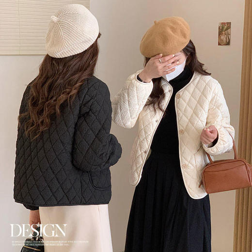 【积分兑换】L MVIG 法式菱格小香风秋季外套 商品图0