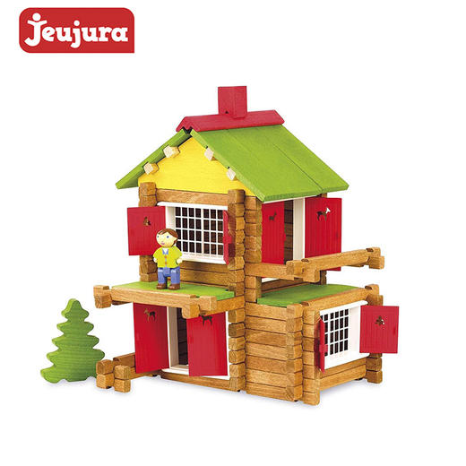 Vilac 经典款建构积木 135粒 积木 适合年龄5岁+ 榫卯结构 法国玩具 J8003 商品图7