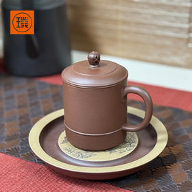 璞实大器名炉原矿紫砂杯国省双大师吴小楣作品