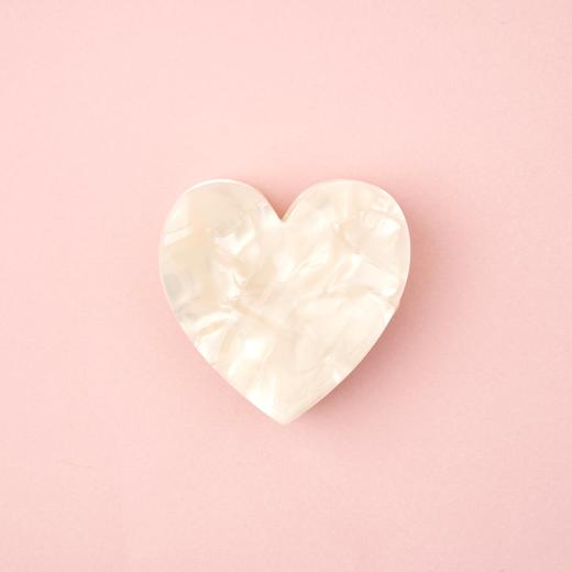 北京仓｜Coucou Suzette-White Heart-白色爱心 发抓［法国设计师］ 商品图1