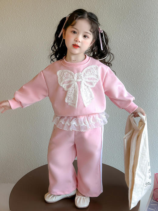 【YW】无忧购2025新款童装网红时髦小香风韩版春装两件套(截单后7天发货) 商品图2