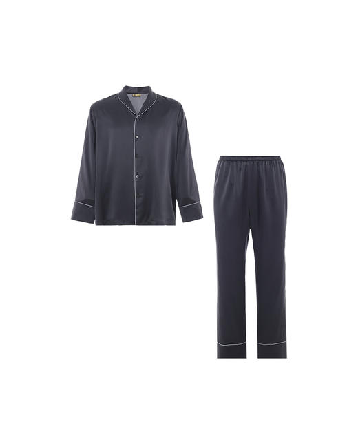 皇锦 砂洗男士中厚分身套装HJ22052 商品图1