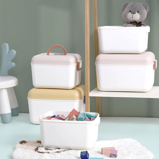 【醒粉福利29.9元起】趣味收纳箱 密封防潮提手便携零食玩具积木药箱 商品图2