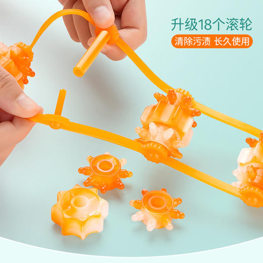 【升级版❗️30轮拉背条按摩器】不求人，不用电，轻便小巧，每天拉一拉，多功能按摩钉疏通经络按摩轮按摩颈椎滚轮神器 商品图2