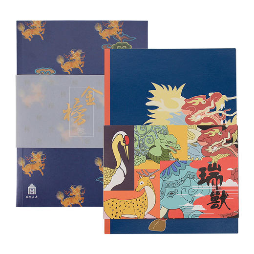 故宫瑞兽练习本5本装B5套装学生错题本麒麟创意笔记本子文创手账本记录本日记本 商品图4