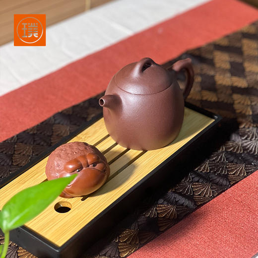 璞实大器秦权紫砂壶国工大师汪健作品全手工制作 商品图0
