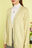 LNNNS 鹅黄色简约针织开衫外套 11511 商品缩略图3