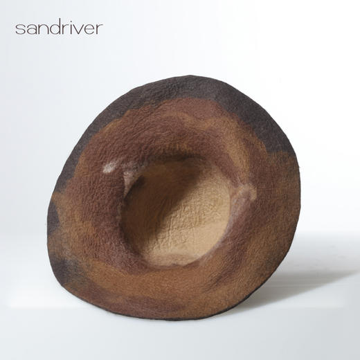 羊绒手工毛毡礼帽 大檐遮阳帽SJF95W643W 商品图4