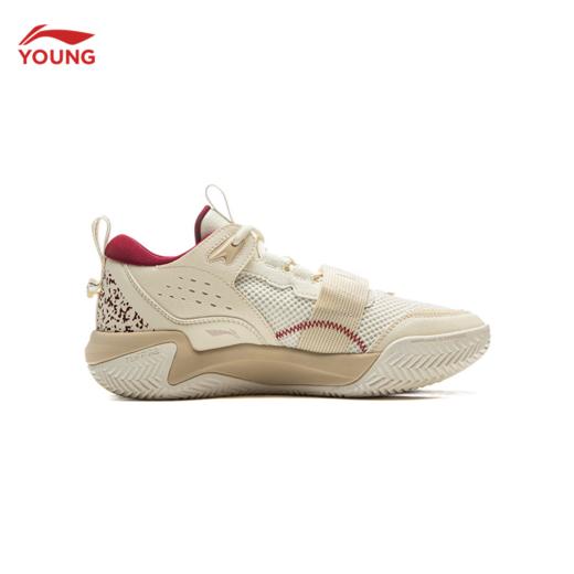 李宁童鞋儿童篮球鞋怒放 TEAM男大童反光回弹耐磨缓震运动鞋YKBV016 商品图1