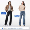 【保暖薯条经典版】simplepieces秋冬新款SPS牛仔裤女加绒直筒裤 商品缩略图3