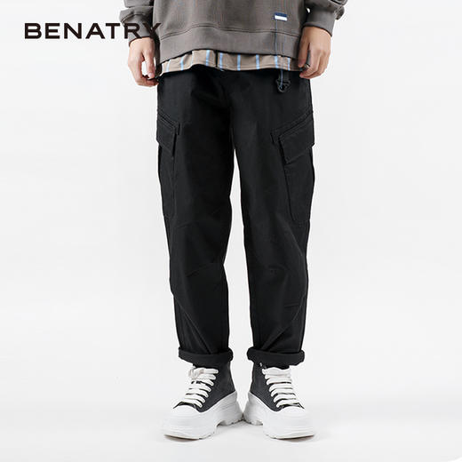 贝纳川时尚工装贴袋休闲裤长裤ECP132001 商品图2