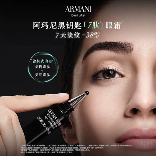 涂抹式肉毒！Armani阿玛尼黑钥匙眼霜1ml（27.6月） 商品图3