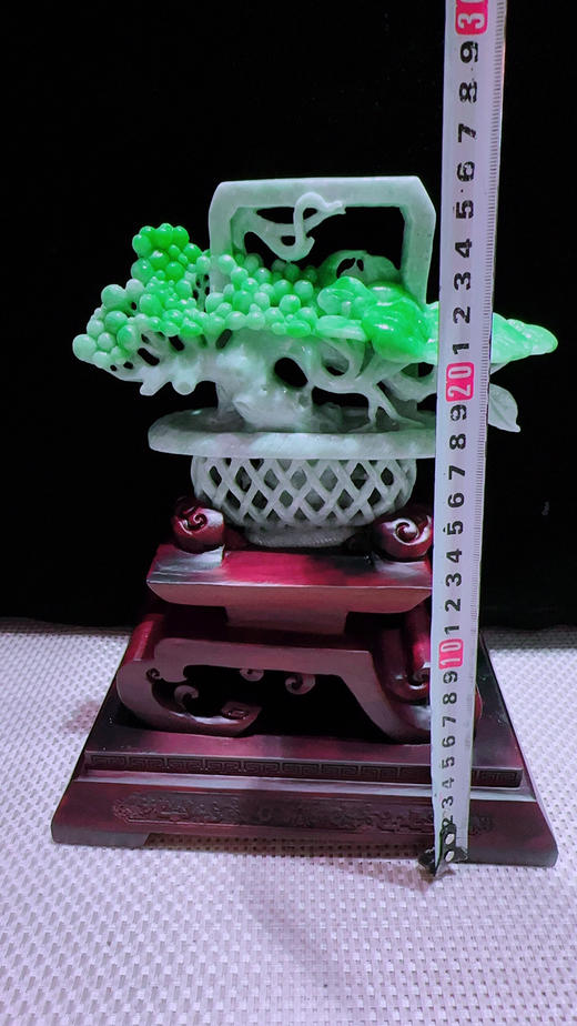 620847翡翠摆件【一览富贵】 商品图2